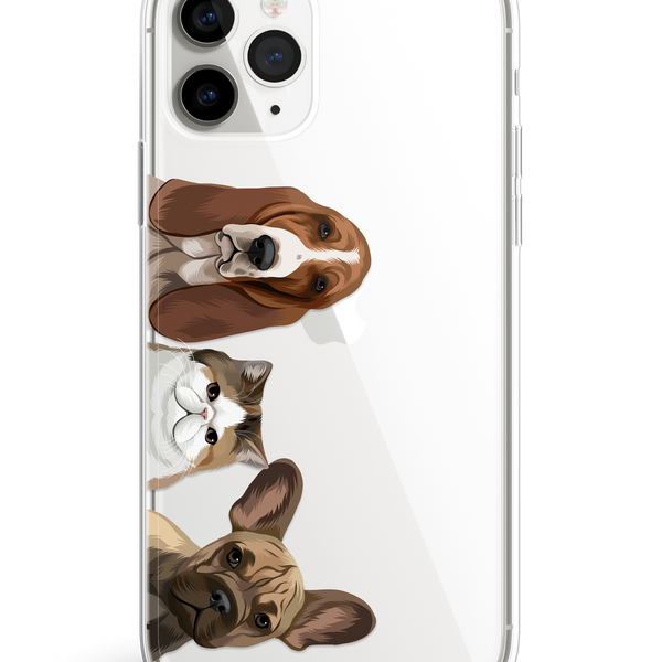 Three Pet Phone Case