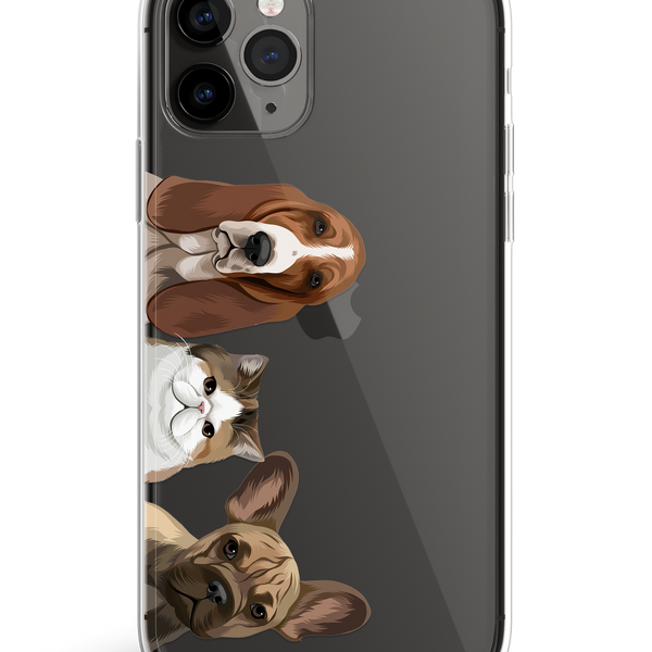 Three Pet Phone Case