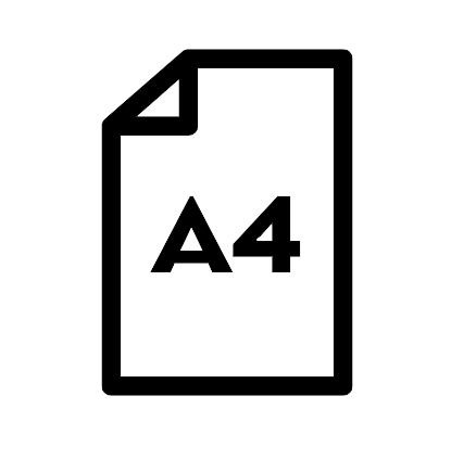 A4 - 8.3x11.7"